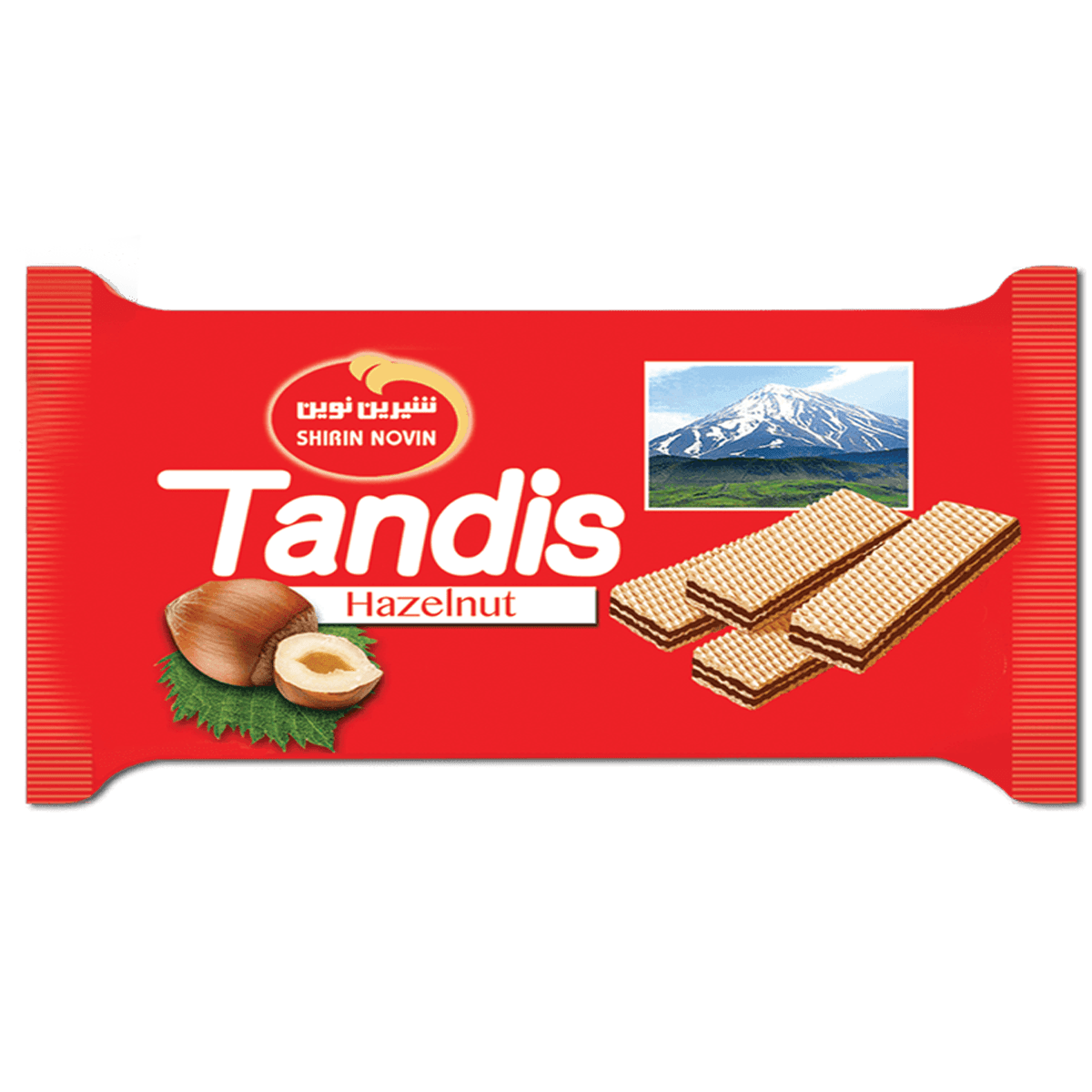 ویفر تندیس پذیرایی فندقی